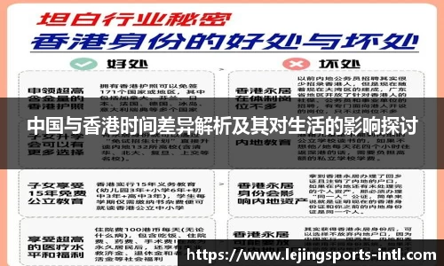 中国与香港时间差异解析及其对生活的影响探讨